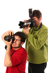 Image showing Professional photographers 