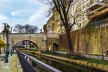 Image showing Bridge over river in Klodzko, Poland