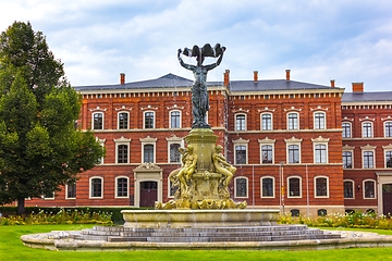 Image showing Old fountain in Goerlitz, Germany