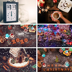 Image showing Set of different New year images