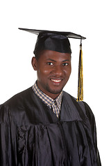 Image showing happy graduation a young man 