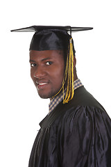 Image showing happy graduation a young man 