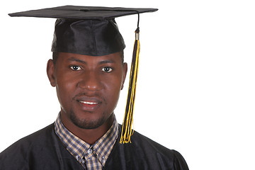 Image showing happy graduation a young man