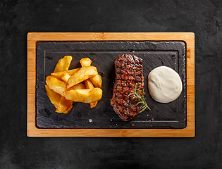 Image showing Matured Argentinian sirloin steak