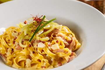 Image showing Pasta carbonara