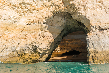 Image showing Beautiful cave in the Algarve