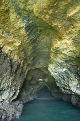 Image showing Beautiful cave in the Algarve