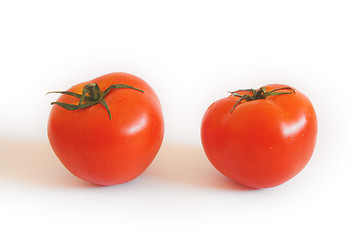 Image showing Isolated tomatoes