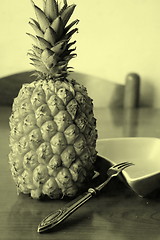 Image showing Fresh tropical pineapple