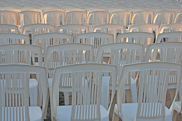 Image showing White Chairs