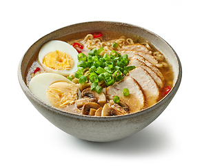 Image showing bowl of ramen soup