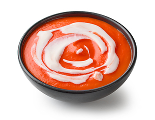 Image showing tomato cream soup