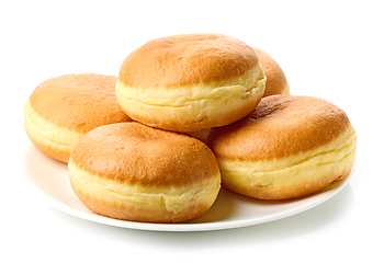 Image showing freshly baked jelly donuts