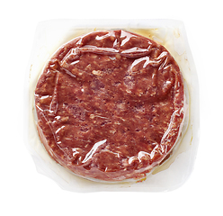 Image showing burger meat on white background