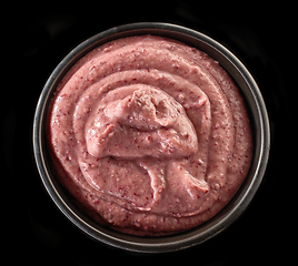 Image showing mashed red kidney bean hummus