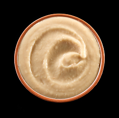 Image showing bowl of hummus