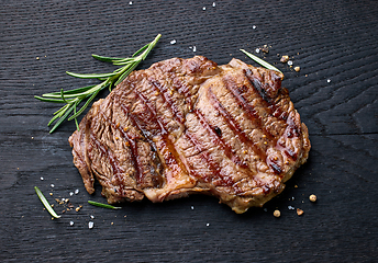 Image showing freshly grilled beef entrecote steak