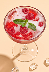 Image showing trendy summer cocktail