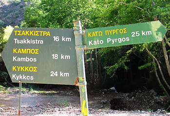 Image showing Left or right. Cyprus