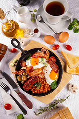 Image showing Traditional Full English Breakfast