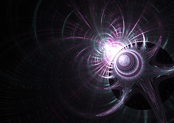 Image showing Purple Fractal Layout