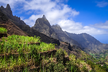 Image showing Paul Valley landscape in Santo Antao island, Cape Verde