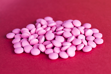 Image showing pink pills for