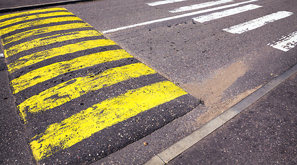 Image showing an old pedestrian crosswalk