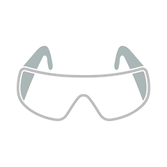 Image showing Icon Of Chemistry Protective Eyewear