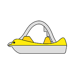 Image showing Catamaran Icon