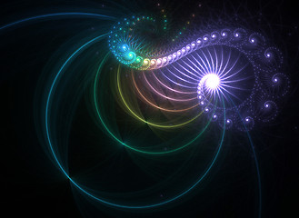 Image showing Rainbow Fractal