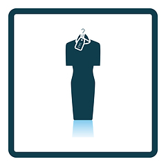 Image showing Dress On Hanger With Sale Tag Icon