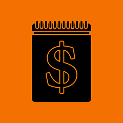 Image showing Dollar Calendar Icon