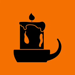 Image showing Candle In Candlestick Icon