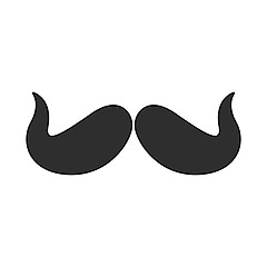 Image showing Poirot Mustache Icon