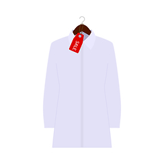 Image showing Blouse On Hanger With Sale Tag Icon