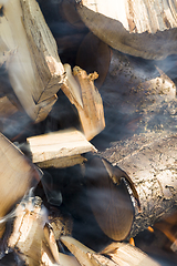 Image showing dangerous smoke and flames