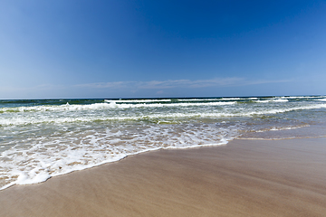 Image showing sea coast in summer