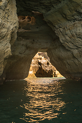 Image showing Beautiful cave in the Algarve