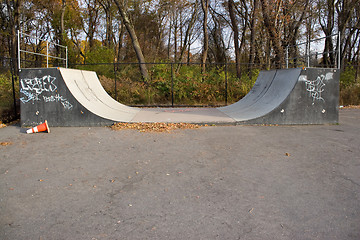 Image showing Skate Park Halfpipe