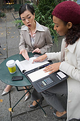 Image showing Business Meeting in the City