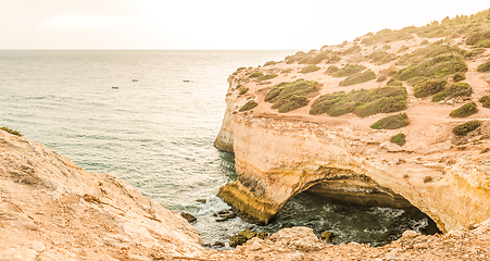 Image showing Benagil beach caves