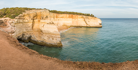 Image showing Benagil beach caves