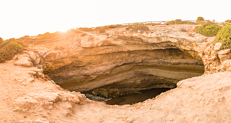 Image showing Benagil beach caves