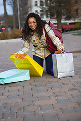 Image showing Pretty Girl Shopping