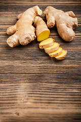 Image showing Fresh ginger root