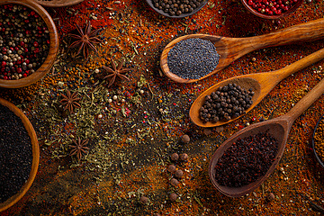 Image showing Assortment of spices