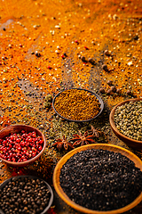 Image showing Aromatic and colorful spices