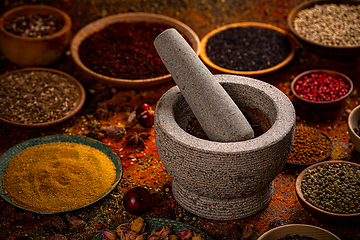 Image showing Dried culinary spices