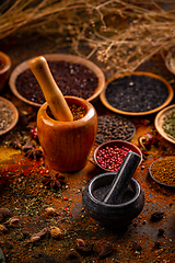 Image showing Assortment of spices